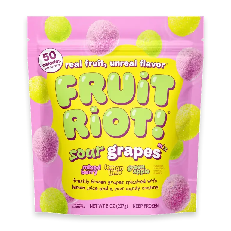 Sour Grapes Mix Sour Candy Coated Mixed Grapes