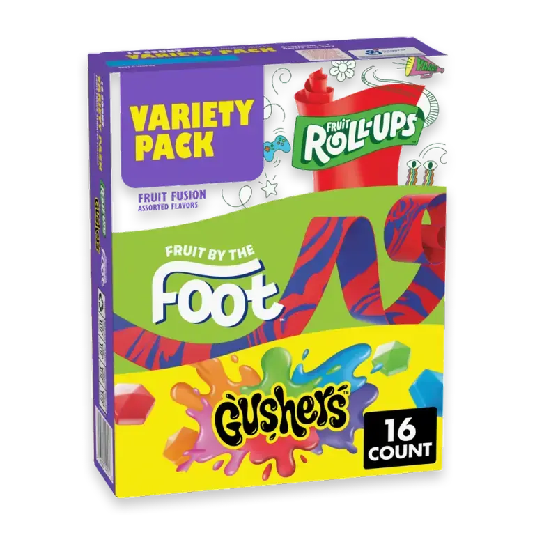 Fruit by the Foot Gushers Fruit Flavored Snacks Variety Pack