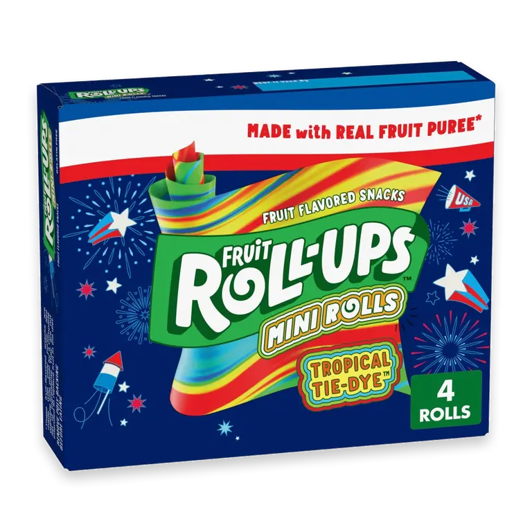 Tropical Tie-Dye Mini Roll-Ups