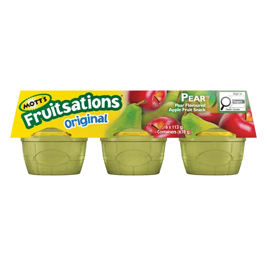 Mott's Fruitsations Apple Fruit Snacks Original Pear 6 x 113 g