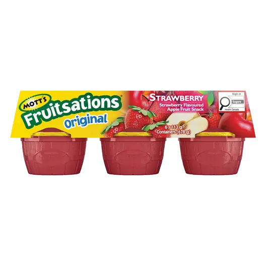 Mott's Fruitsations Apple Fruit Snacks Original Strawberry 6 x 113 g