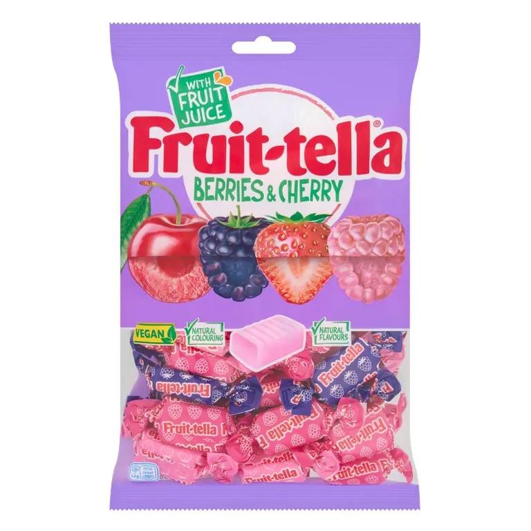 Fruit-tella Berries & Cherry 300g