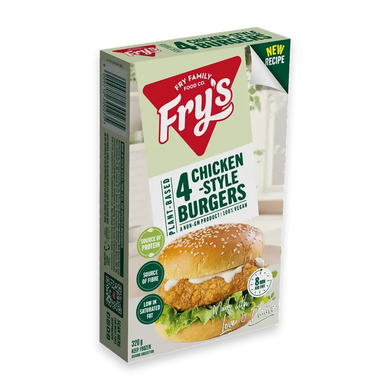 Plant-Based Burgers Chicken Style