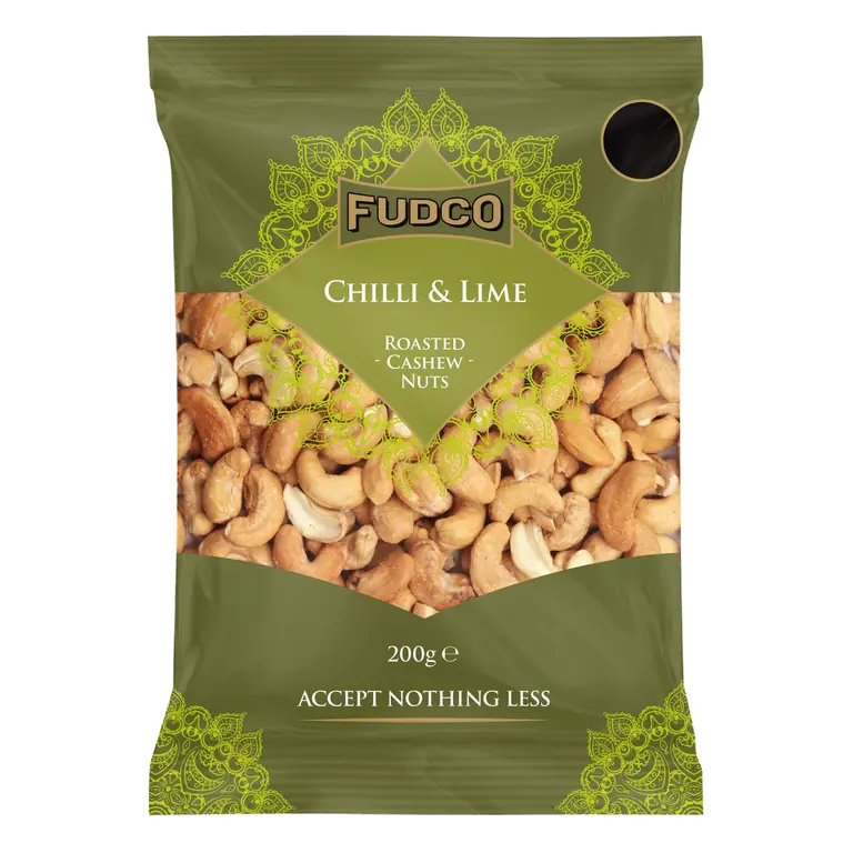 200g Chilli & Lime Roasted Cashew Nuts