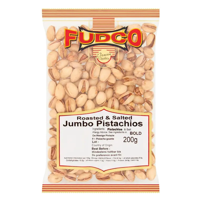 Roasted & Salted Jumbo Pistachios 200g