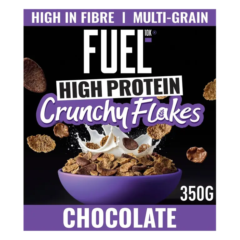 Chocolate Multigrain Flakes High Protein Breakfast Cereal 350g