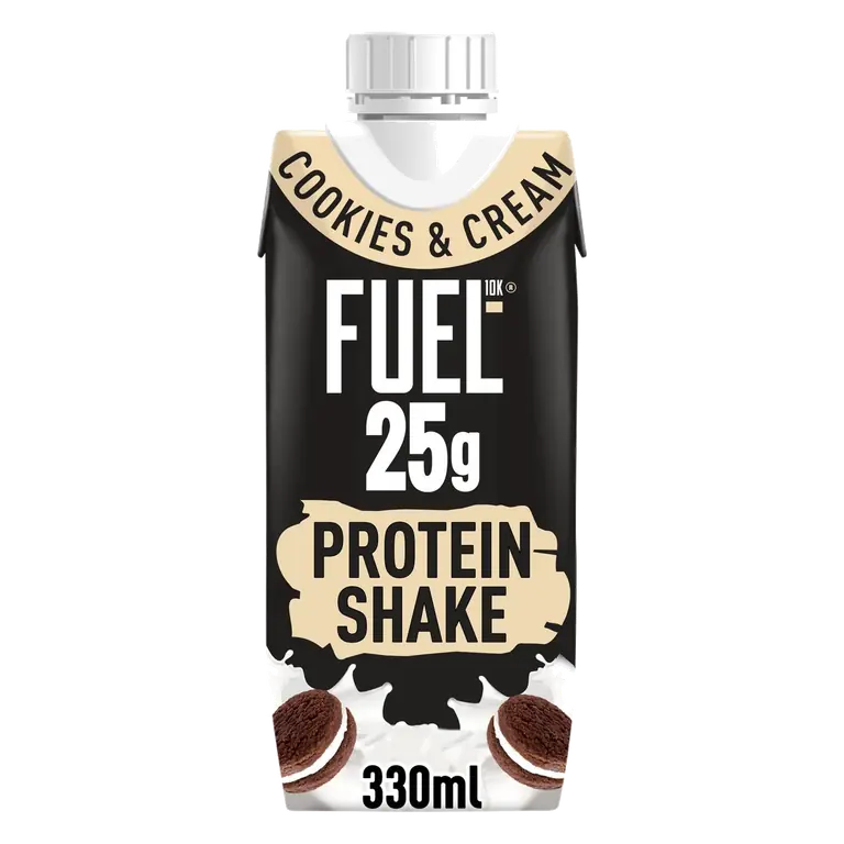 Cookies & Cream 25g High Protein Breakfast Shake Drink 330ml