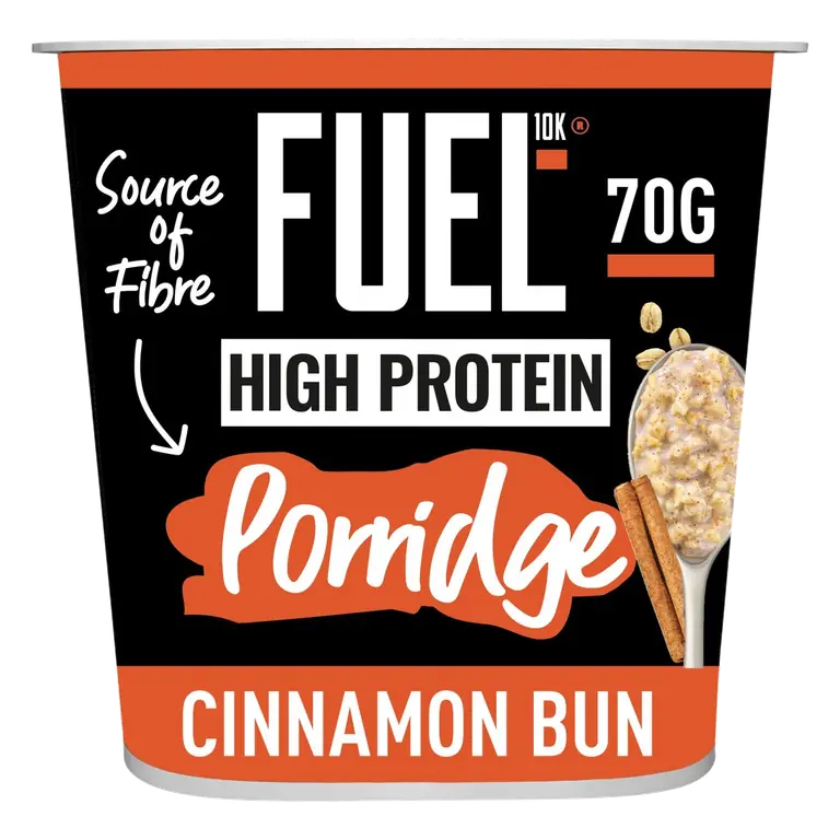 High Protein Cinnamon Bun Porridge Oat Cereal Pot 70g