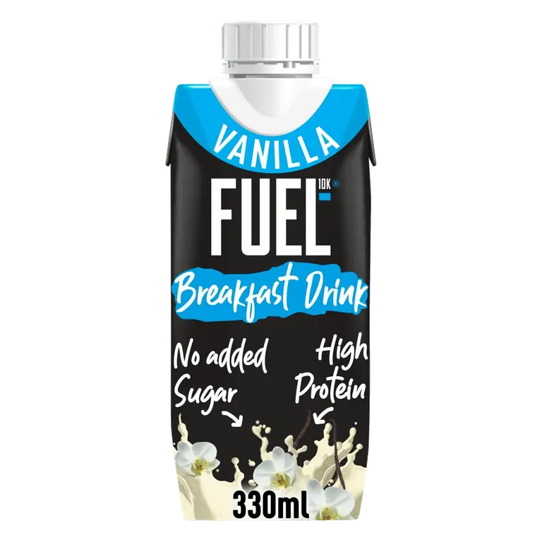 10K Vanilla High Protein Milk Breakfast Shake Drink 330ml