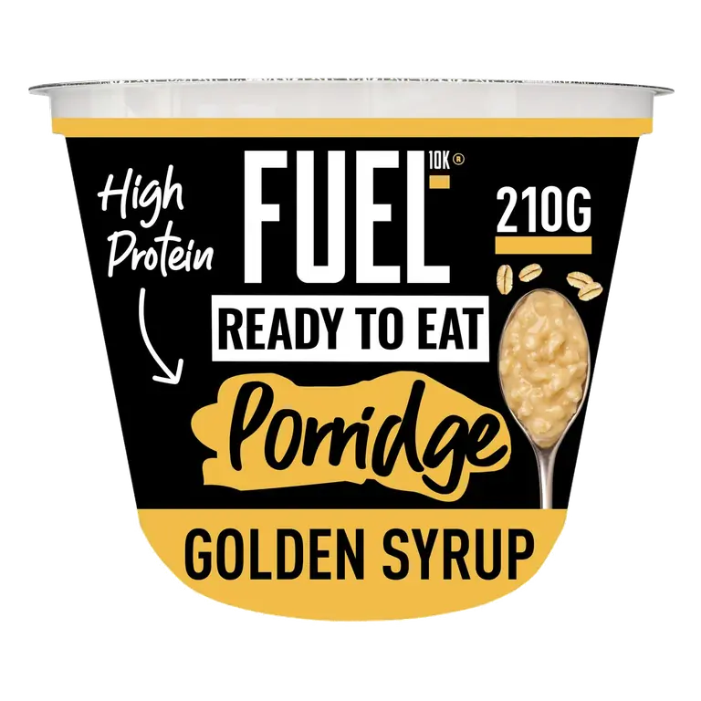210g Golden Syrup Ready to Eat On the Go Protein Porridge Oat Cereal Pot