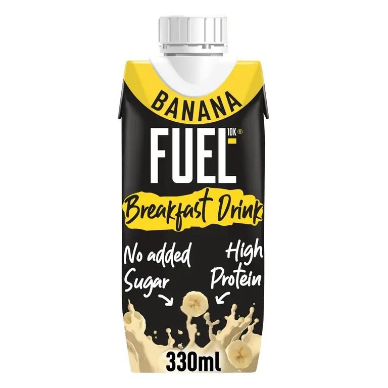 FUEL10K 330ml On the Go Ready to Drink Breakfast High Protein Banana Milk Shake