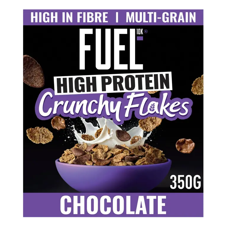 Chocolate Multigrain Flakes High Protein Breakfast Cereal 350g