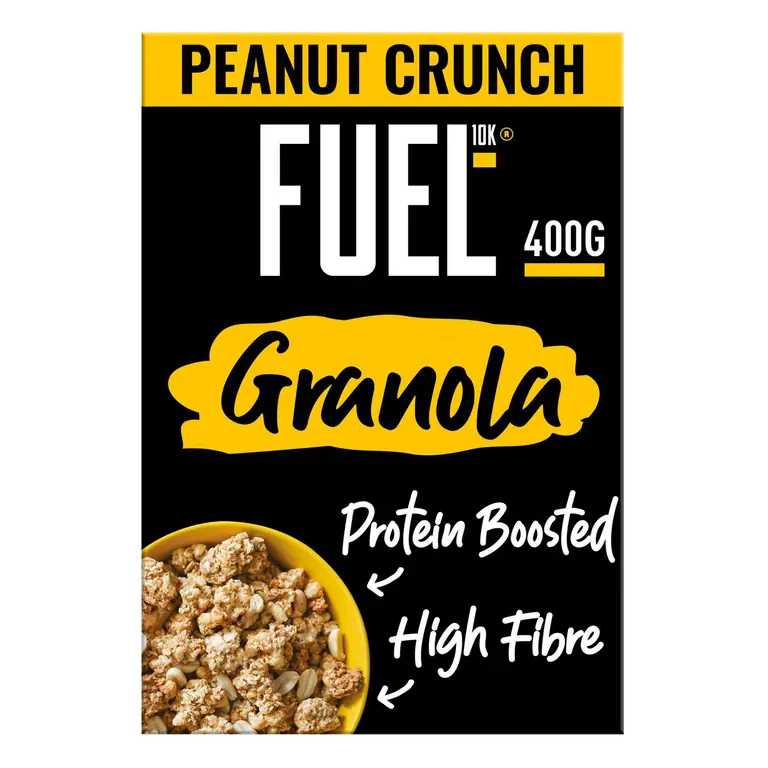FUEL 10K Peanut Crunch Protein Granola Breakfast Cereal 400g