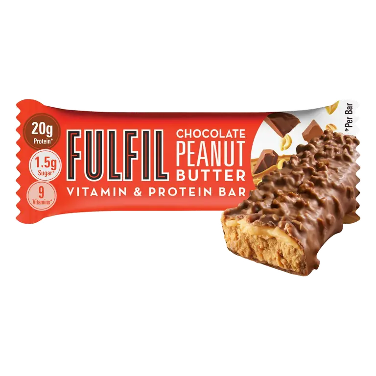 Chocolate Peanut Butter Flavour Vitamin & Protein Bar 55g