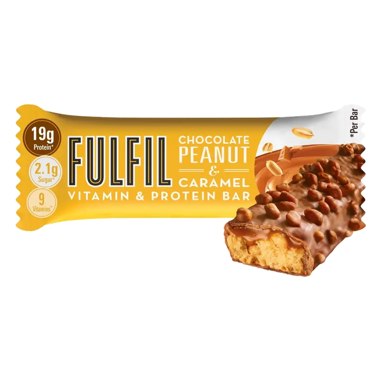 Chocolate Peanut & Caramel Flavour Vitamin & Protein Bar 55g