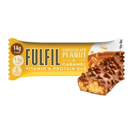 Chocolate Peanut & Caramel Vitamin & Protein Bar