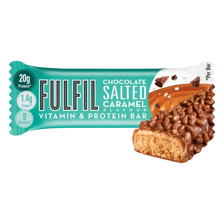 Fulfil Chocolate Salted Caramel Flavour Vitamin & Protein Bar 55g