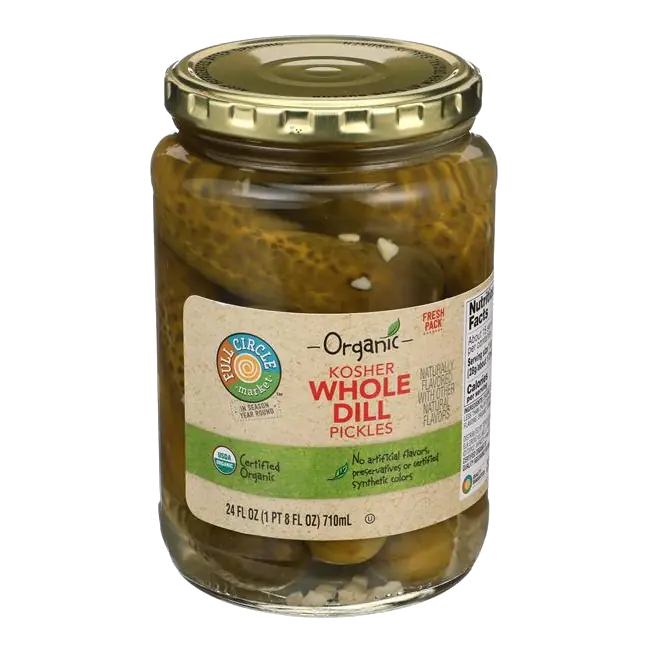 Full Circle Organic Whole Dill Pickles