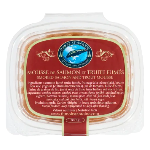 Fumoir St-Antoine Smoked Salmon And Trout Mousse 100 g