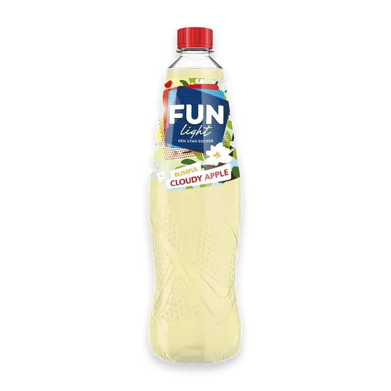 Lightdryck Cloudy Apple Sockerfri 1l