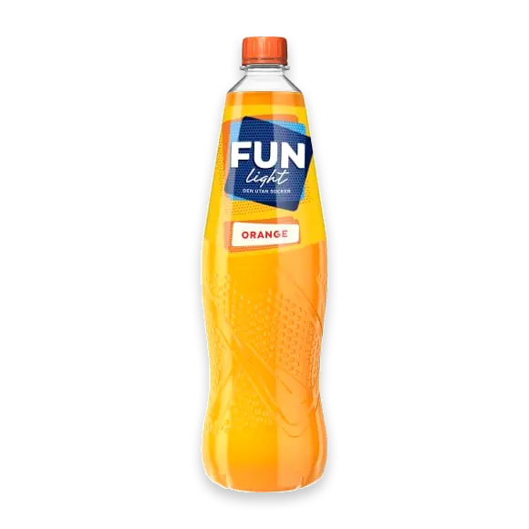 Fun Light Orange Sockerfri