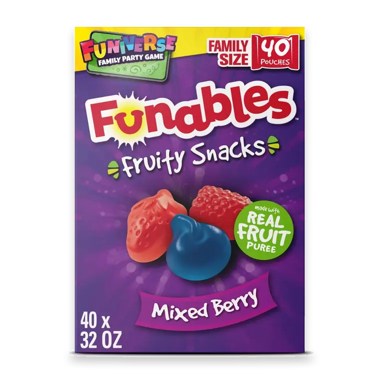 Mixed Berry Fruity Snacks Box