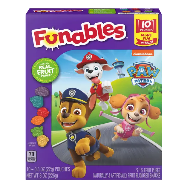 Paw Patrol the Movie Fruit Flavored Snacks