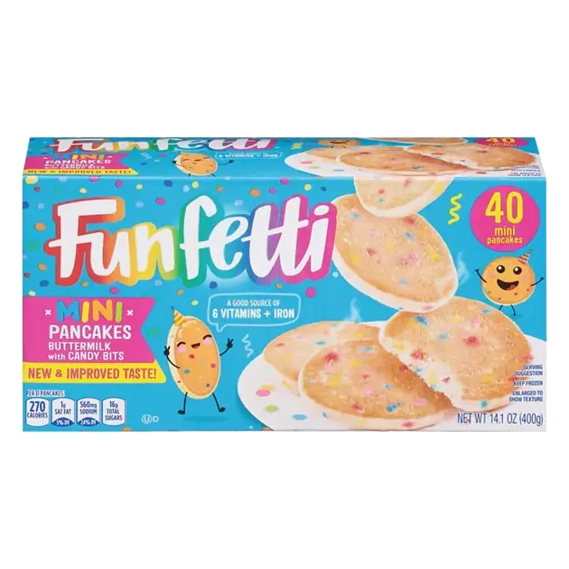 Mini Pancakes Buttermilk with Candy Bits