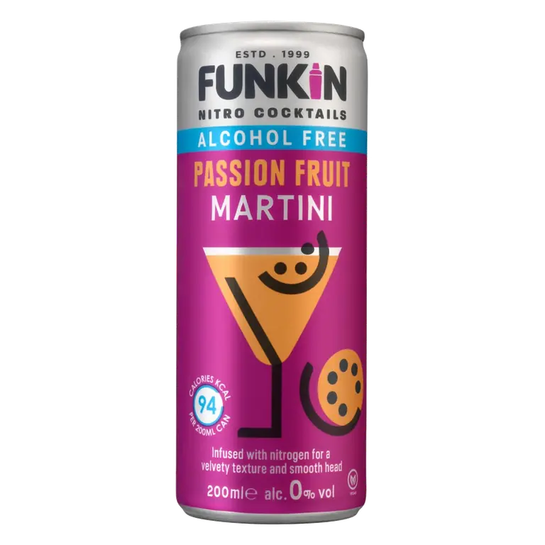 Nitro Cocktails No Alcohol Passion Fruit Martini Can