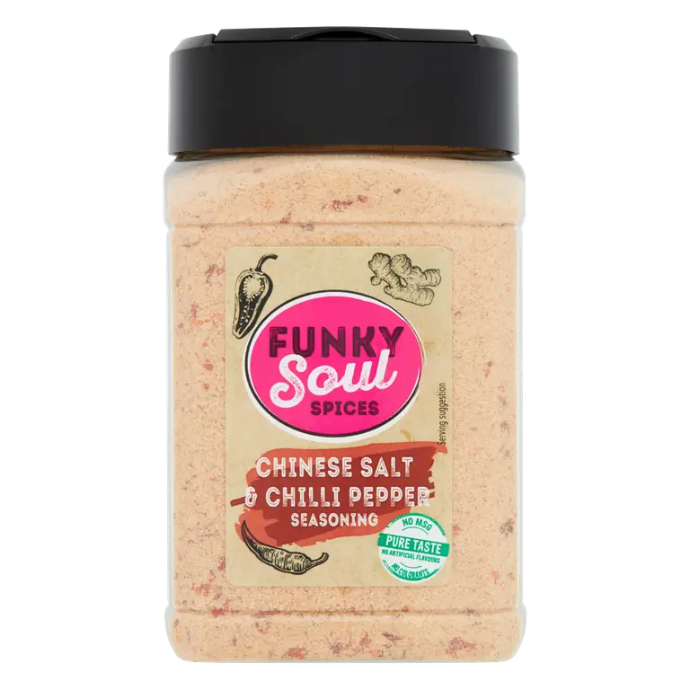Funky Soul Spices Chinese Salt & Chilli Pepper Seasoning 320g