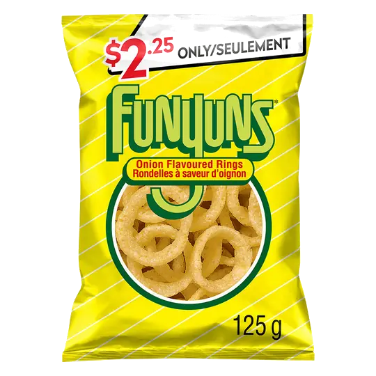 Snacks Onion Flavoured Rings Seasoned Corn 125 g