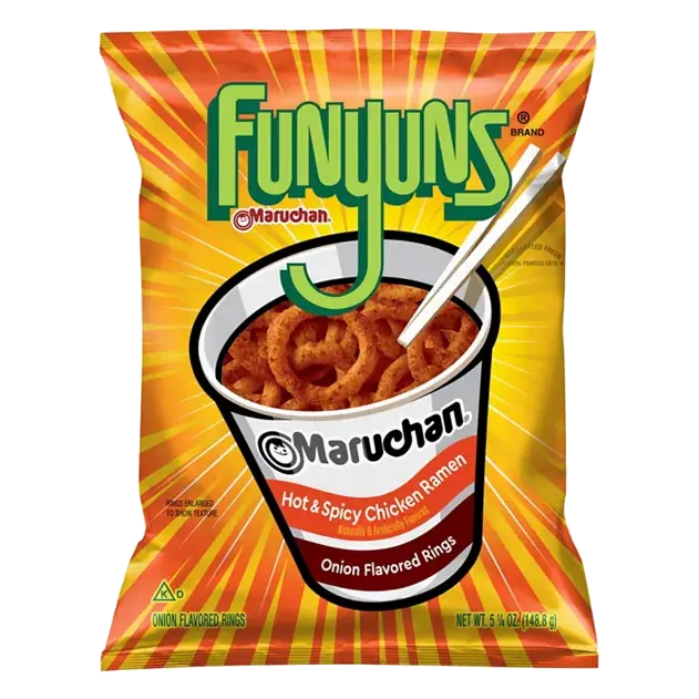 Maruchan Hot & Spicy Chicken Ramen Onion Flavored Rings