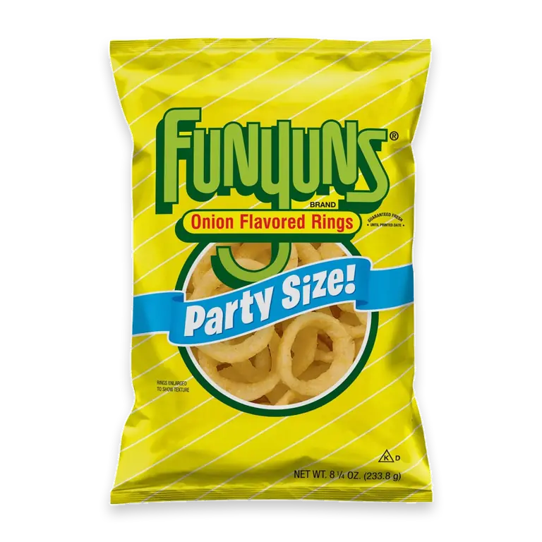 Onion Flavored Rings Party Size Bag