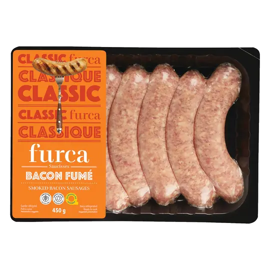 Sausages Smoked Bacon Classic 450 g