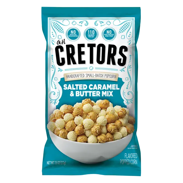 Salted Caramel & Butter Mix Popped Corn