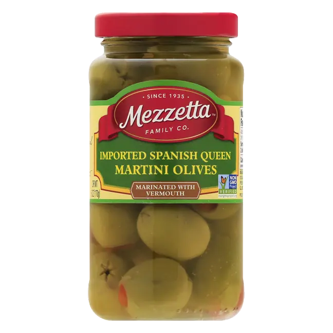 Mezzetta Spanish Queen Martini Olives 6 oz