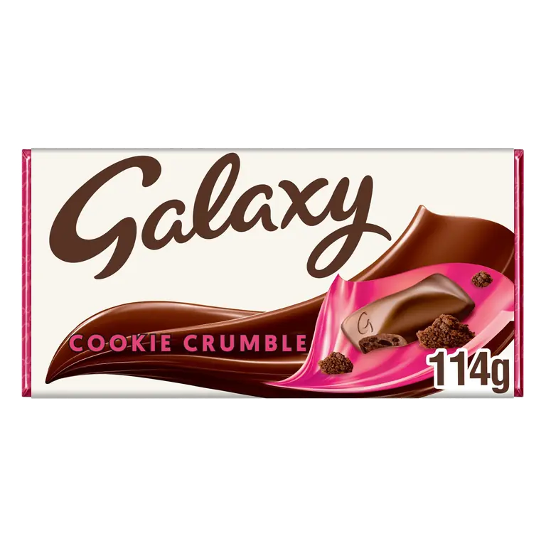 Galaxy Cookie Crumble Milk Chocolate Bar 114g