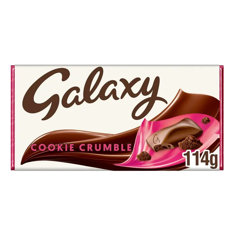 Cookie Crumble & Milk Chocolate Vegetarian Block Bar 114g
