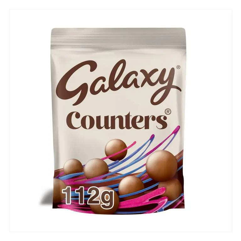 Counters Milk Chocolate Buttons Pouch Bag 112g
