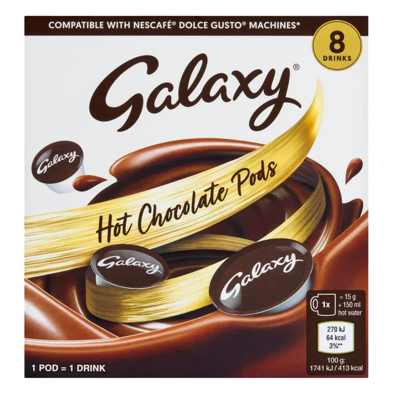 Hot Chocolate Pods 8 x 15g