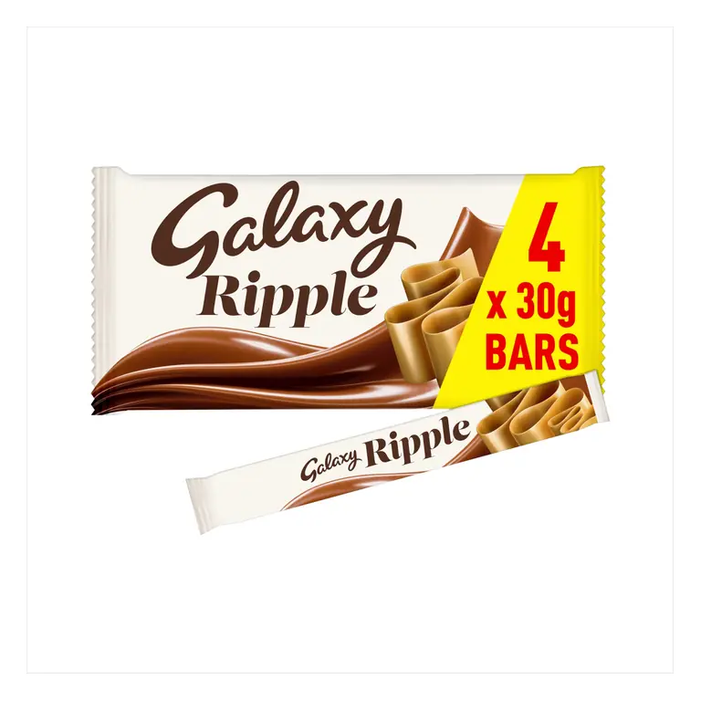 Galaxy Ripple Multipack Chocolate Bars 4 x 30g
