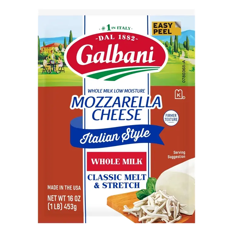 Galbani Italian Style Whole Milk Mozzarella Cheese, 16oz