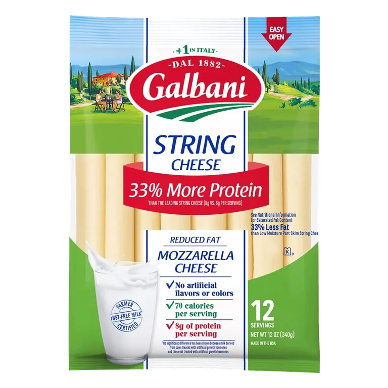 Reduced Fat Mozzarella String Cheese