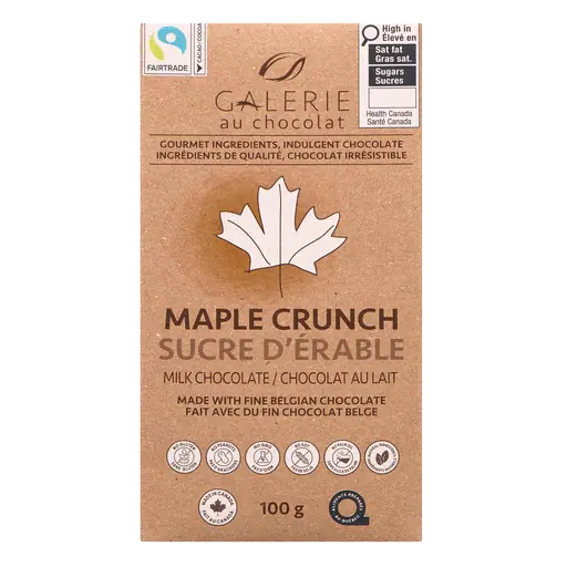 Maple Crunch Milk Chocolate 100 g