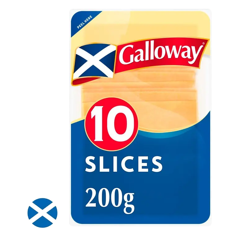 Scottish Cheddar Cheese Slices 200g