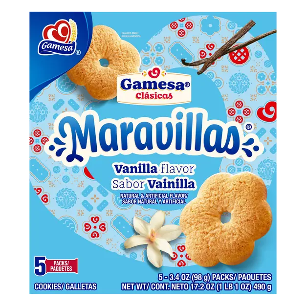 Maravillas Vanilla Cookies - 5 ct