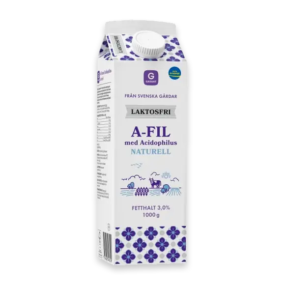 A-fil Naturell Acidophilus Laktosfri 3%