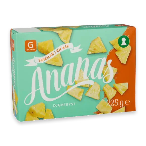 Ananas Fryst