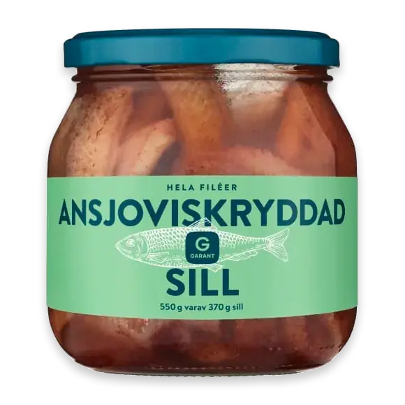 Ansjoviskrydda Sill