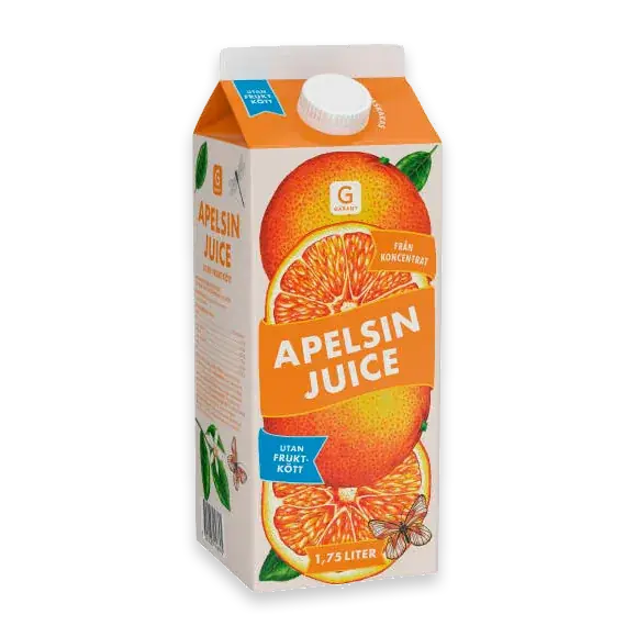Apelsinjuice Utan Fruktkött